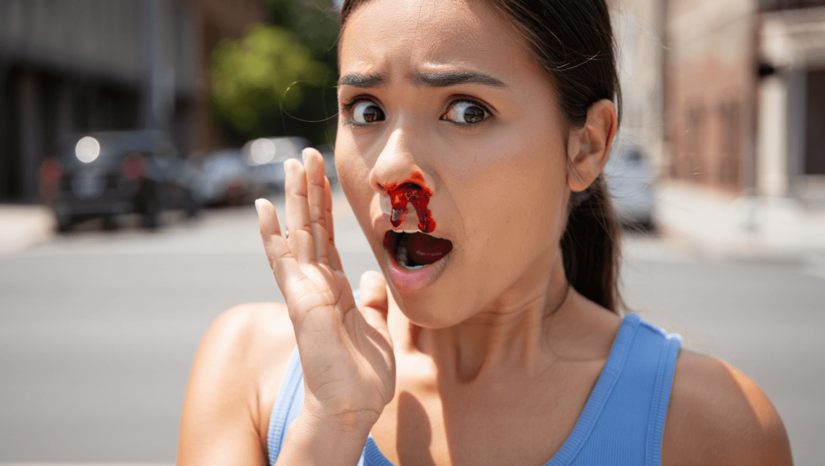 Chaleur et saignement de nez : pourquoi je saigne du nez quand il fait chaud ?